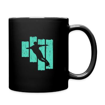 Longboard - Full Colour Mug - black - Right