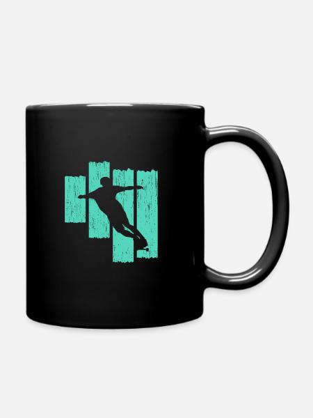 Longboard - Tasse einfarbig - Schwarz
