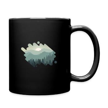 nature - Mug uni - noir - Droite