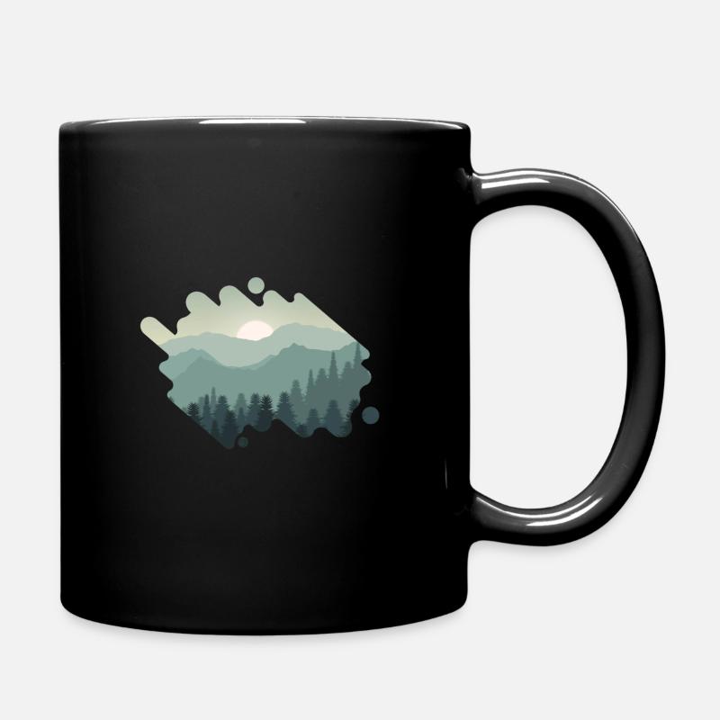 nature - Mug uni - noir