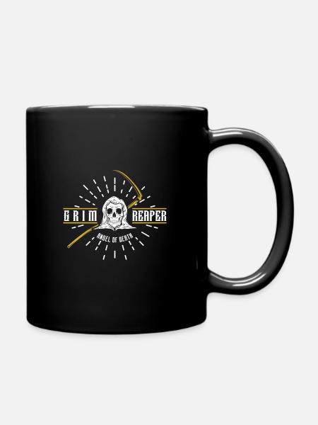 Gevatter Tod - Tasse einfarbig - Schwarz
