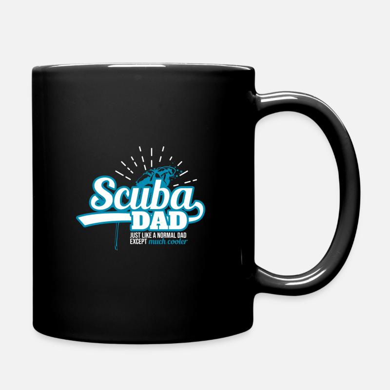 Scuba Dad - Tasse einfarbig - Schwarz