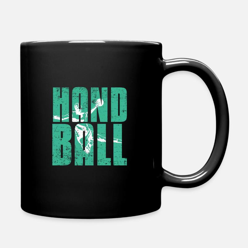 Handball - Tasse einfarbig - Schwarz