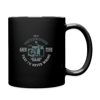Photographer - Full Colour Mug - black - Right