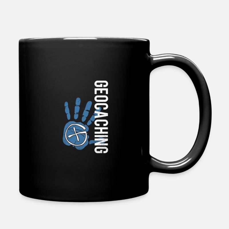 geocaching - Tasse einfarbig - Schwarz