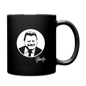 FJS - signature - Tasse einfarbig - Schwarz - Rechts
