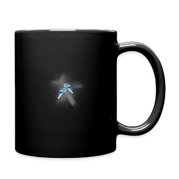 Kletterschuhe und Chalk Explosion - Tasse einfarbig - Schwarz - Rechts