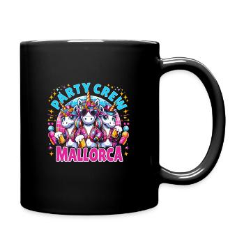 Party Crew Mallorca Licorne Design - Mug uni - noir - Droite