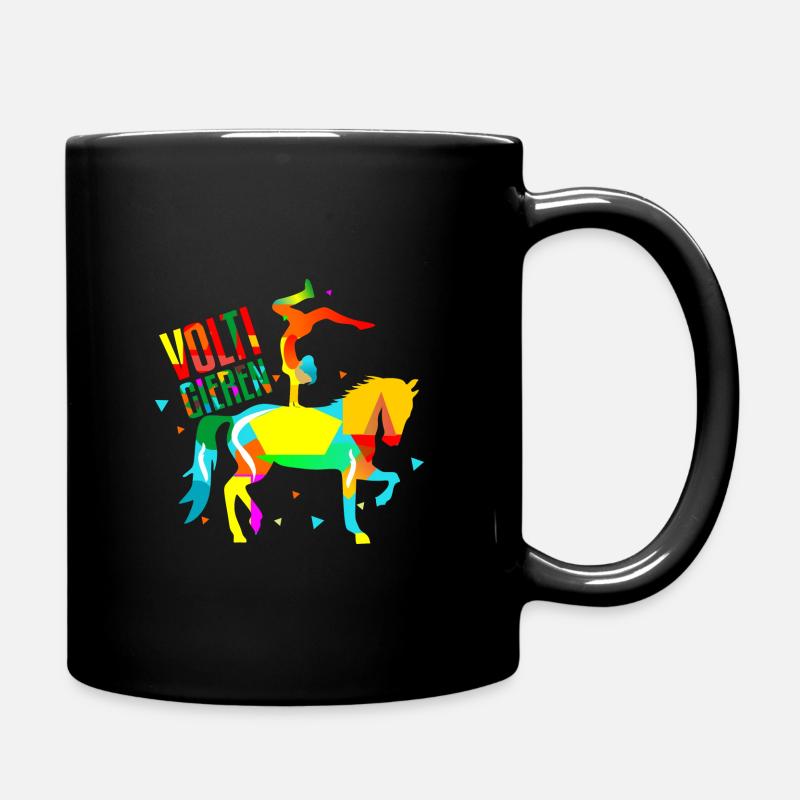 Voltige cheval - Mug uni - noir