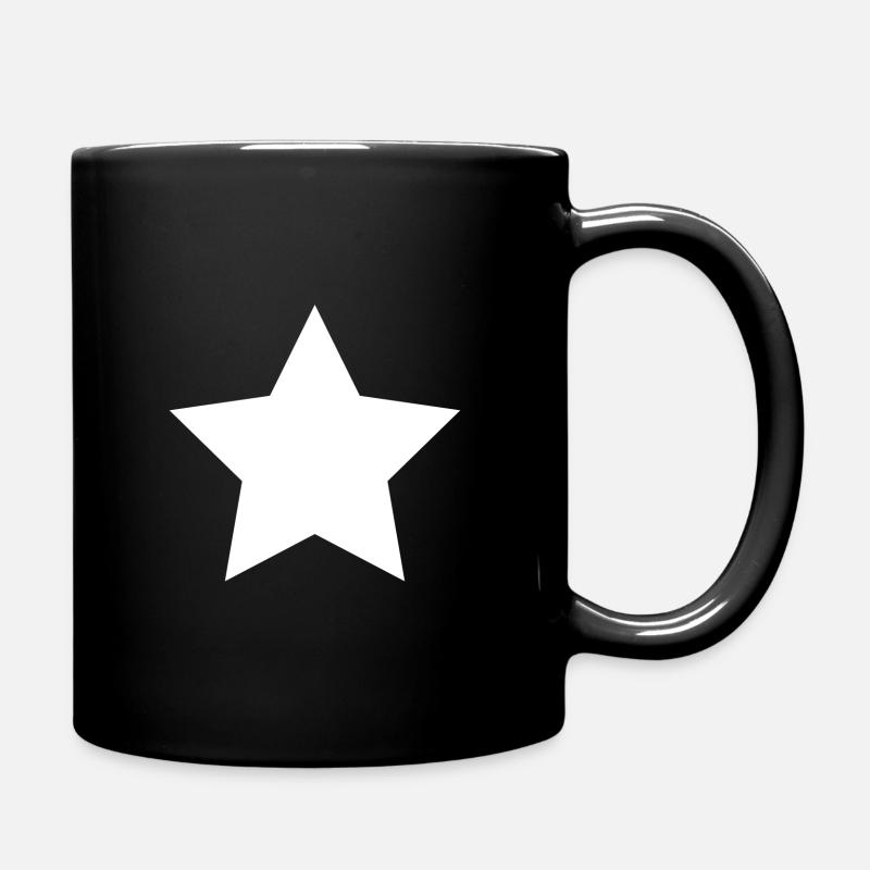 Étoile Blanche - Mug uni - noir
