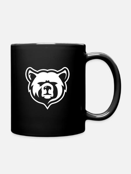Polar Bear Bear Polarbear Bear Sport Logo - Full Colour Mug - black