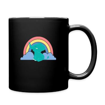 Baby Party Toddler Girl Grandchild Gift - Full Colour Mug - black - Right