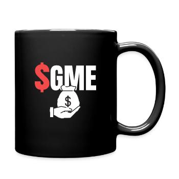 Trading GME gamestop bets - Full Colour Mug - black - Right
