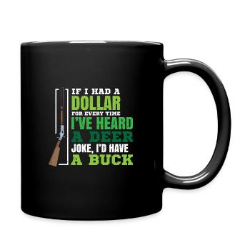 If it's brown its down - Tasse einfarbig - Schwarz - Rechts