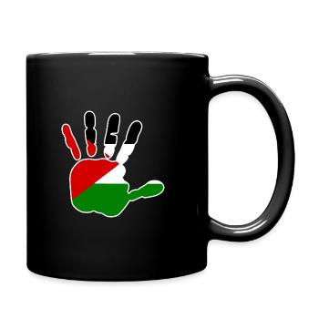 Free palestine - Mug uni - noir - Droite