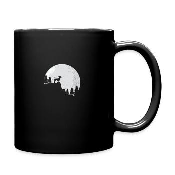 Chihuahua Chihuahuas Frauchen Geschenk - Tasse einfarbig - Schwarz - Rechts