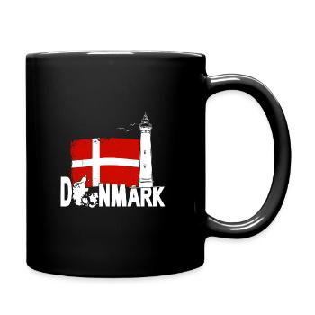 Danemark Lyngvig Fyr Lighthouse Holiday - Mug uni - noir - Droite