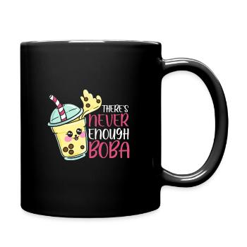 Bubble Tea Boba Tea Kawaii Gift - Full Colour Mug - black - Right