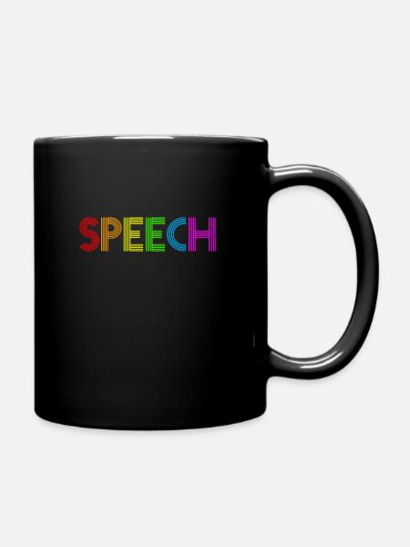 Speech - Tasse einfarbig - Schwarz