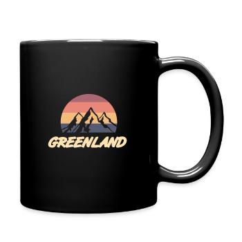Greenland Gift - Full Colour Mug - black - Right