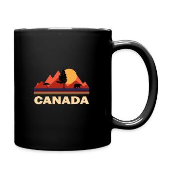 Canada - Full Colour Mug - black - Right