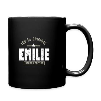 Emilie ORIGINAL personalized gift emilie first name - Full Colour Mug - black - Right