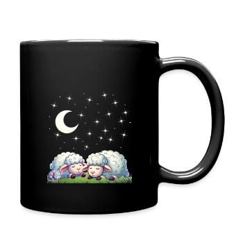 Guten Nacht - Träumen erlaubt - Tasse einfarbig - Schwarz - Rechts
