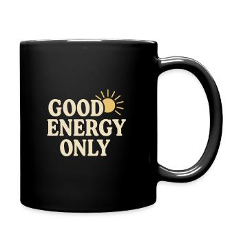 Positive solar energy - Full Colour Mug - black - Right