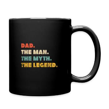 father legend dad - Full Colour Mug - black - Right