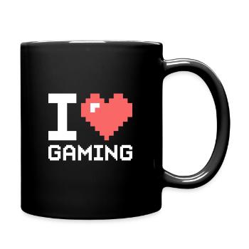 I LOVE GAMING BLACK - Mug uni - noir - Droite