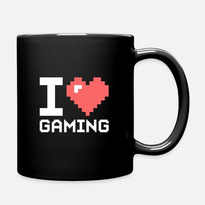 I LOVE GAMING BLACK - Mug uni - noir