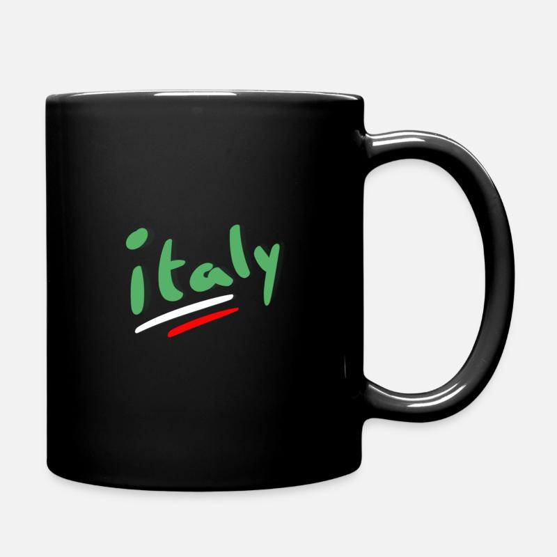 Italien - Tasse einfarbig - Schwarz