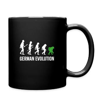 German Evolution - Tasse einfarbig - Schwarz - Rechts