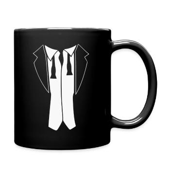 Tuxedo - Full Colour Mug - black - Right