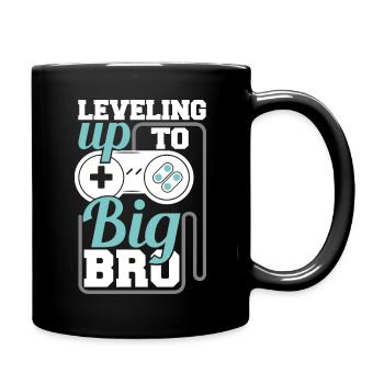Niveler jusqu'à Big Bro - Big Brother Gamer - Mug uni - noir - Droite