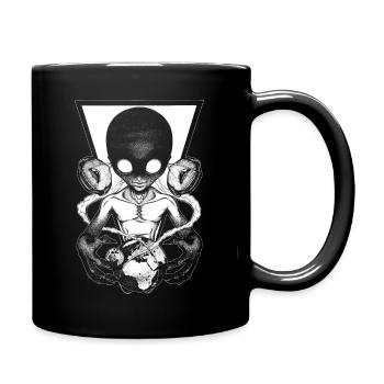 Invasion - Black version - Full Colour Mug - black - Right