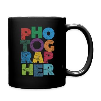 Photographe Photographe prenant des photos - Mug uni - noir - Droite
