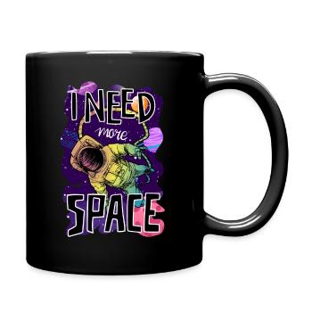 Astronaut - I need more space - Full Colour Mug - black - Right