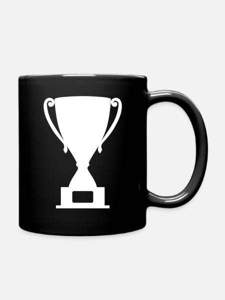Pokal - Tasse einfarbig - Schwarz