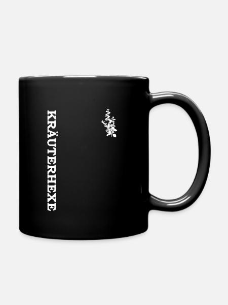 Kräuterhexe, Garten, Vegan, Vegetarisch - Tasse einfarbig - Schwarz