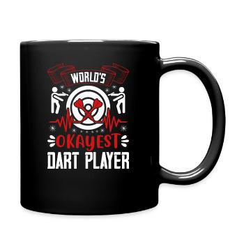 Fléchettes Fléchettes Bullseye Dartboard Gift 93 - Mug uni - noir - Droite
