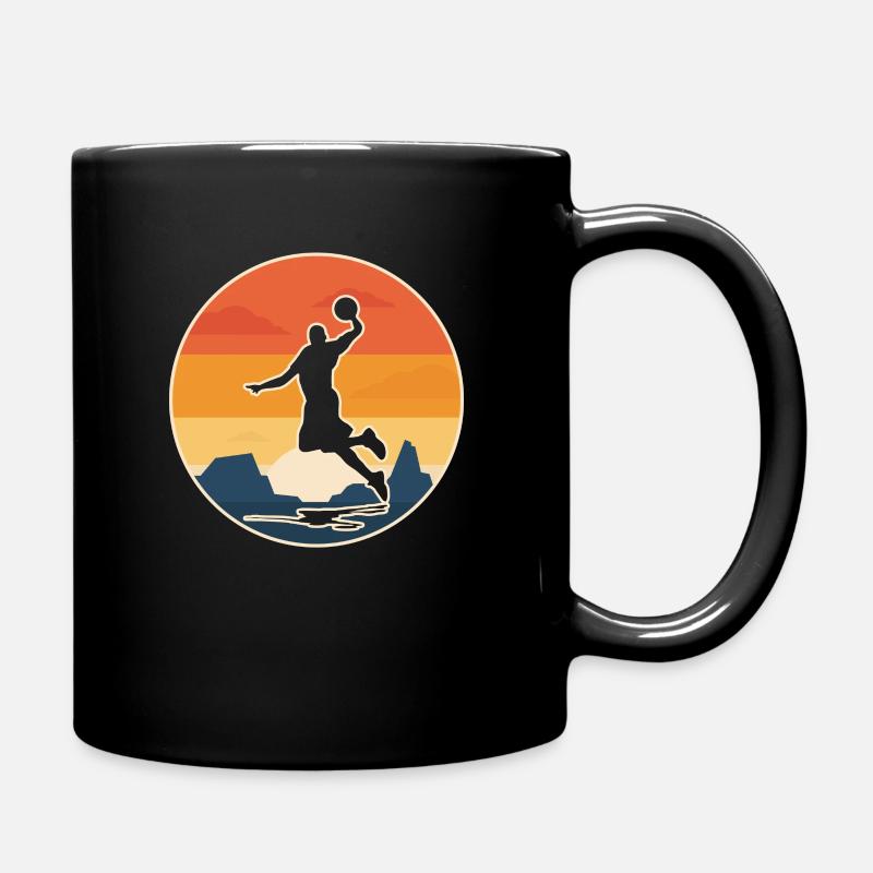 BASKET passion idée cadeau basketteur original - Mug uni - noir