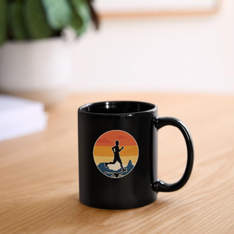 RUNNING Leidenschaft läuft ursprüngliche Geschenkidee Tasse einfarbig