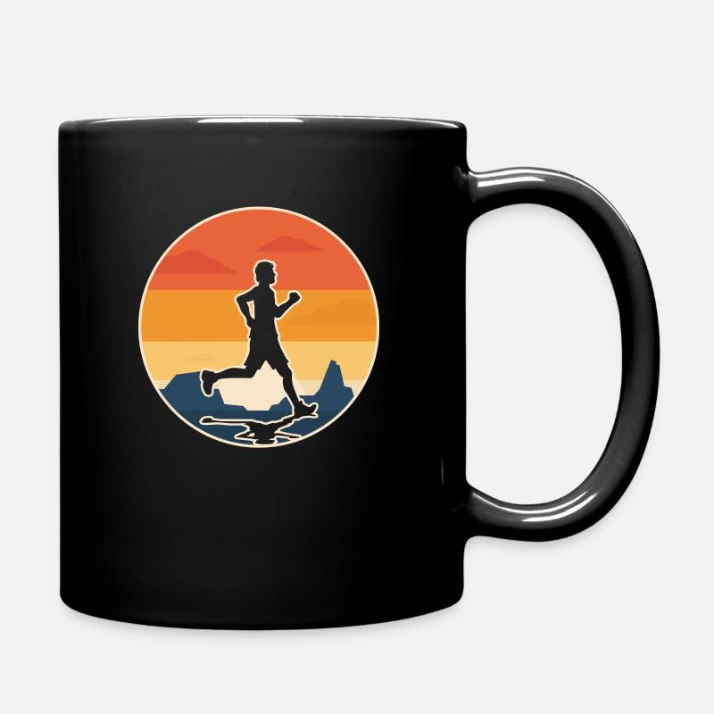 COURSE A PIED passion running idée cadeau original - Mug uni - noir