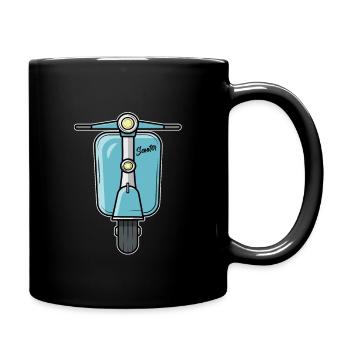 Scooter Motorroller Roller - Mug uni - noir - Droite