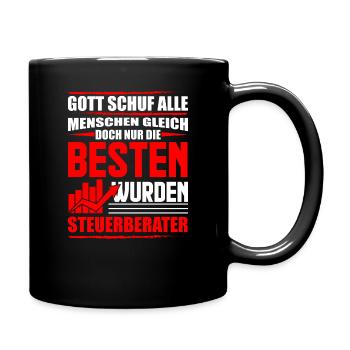 Steuerberater - Tasse einfarbig - Schwarz - Rechts