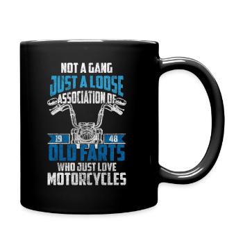 Moto Chopper Husqvarna Motocross - Mug uni - noir - Droite