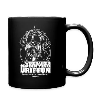 WIREHAIRED POINTING GRIFFON les plus cool people chiens - Mug uni - noir - Droite