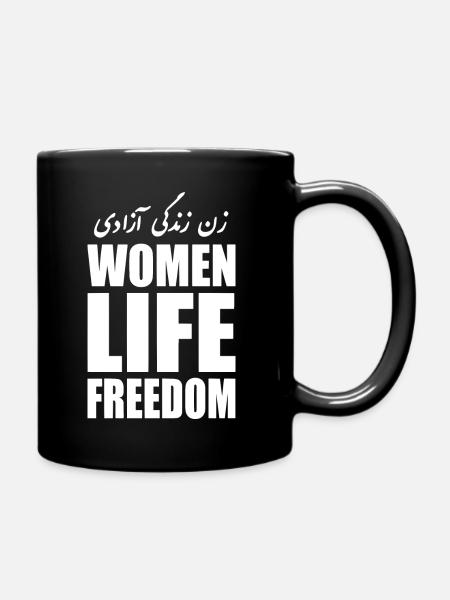 Women life freedom iran - Tasse einfarbig - Schwarz