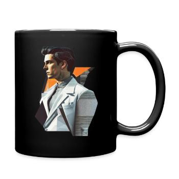 redbubble Retro Flash No19 - Tasse einfarbig - Schwarz - Rechts